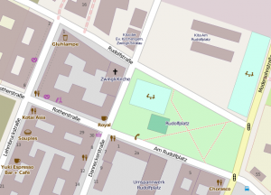 Rudolfplatz Openstreetmap